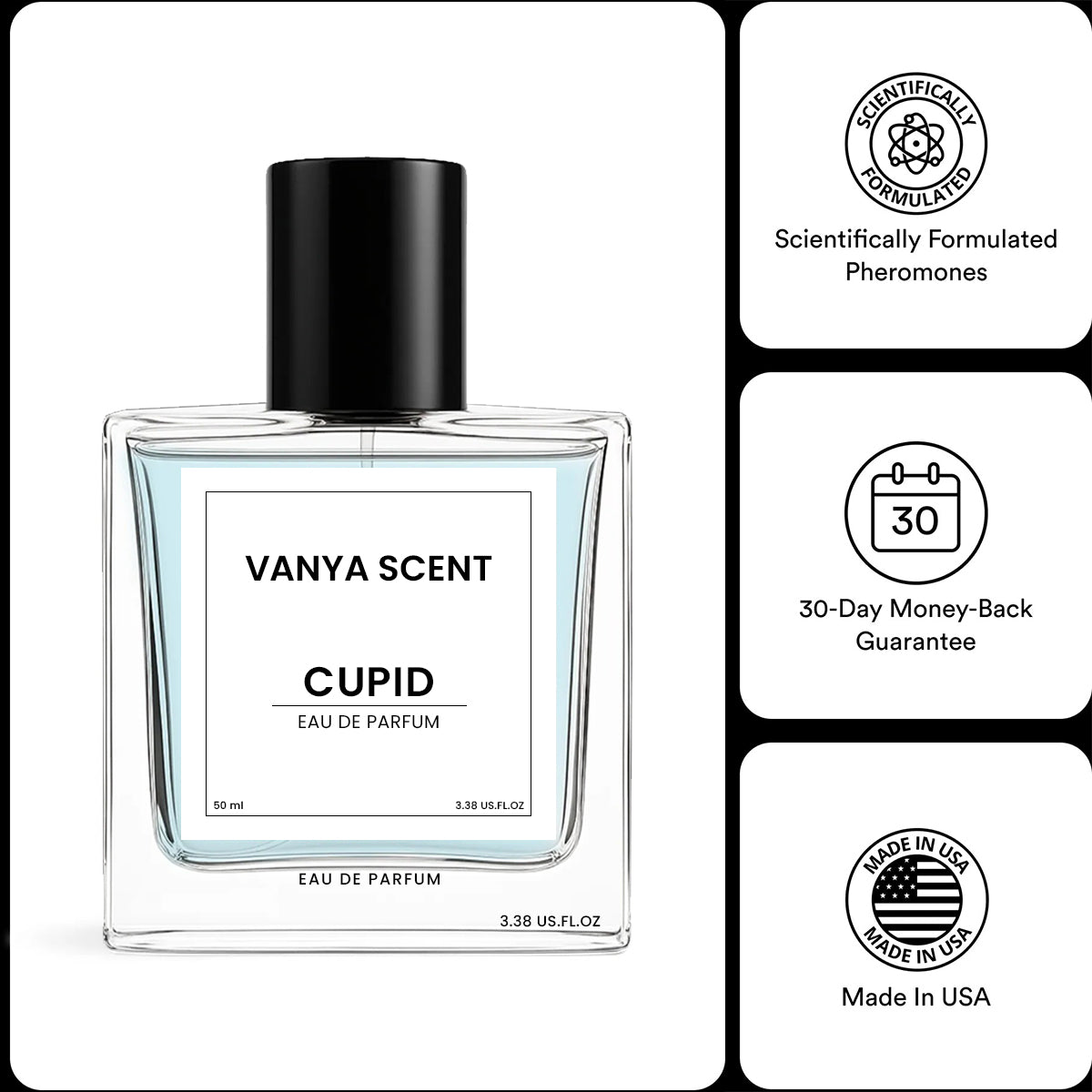 CUPID Pheromone Cologne for Men | Attract Girls | Best Seller Perfume